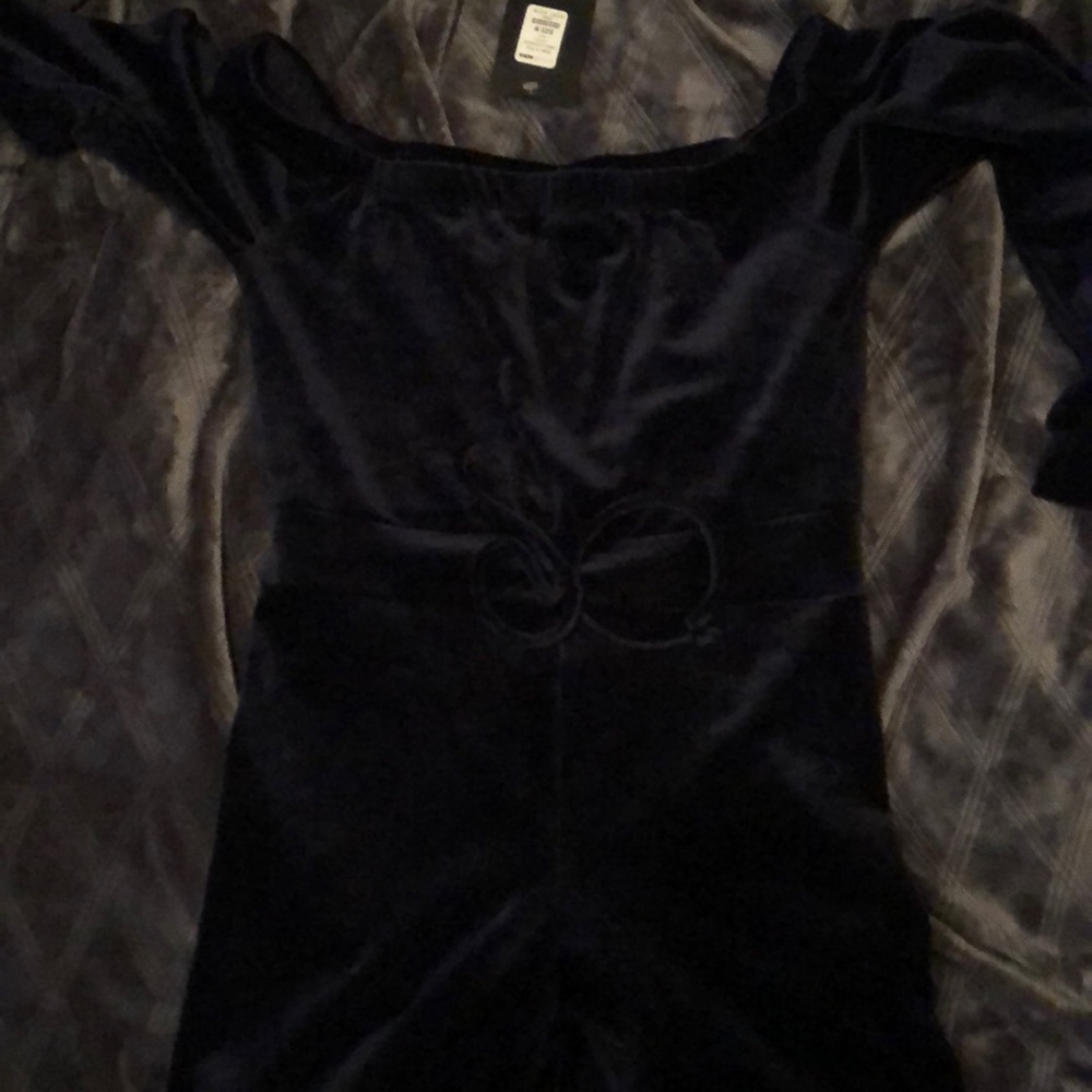 Fahionnova Need A Hug Velour Jumpsuit